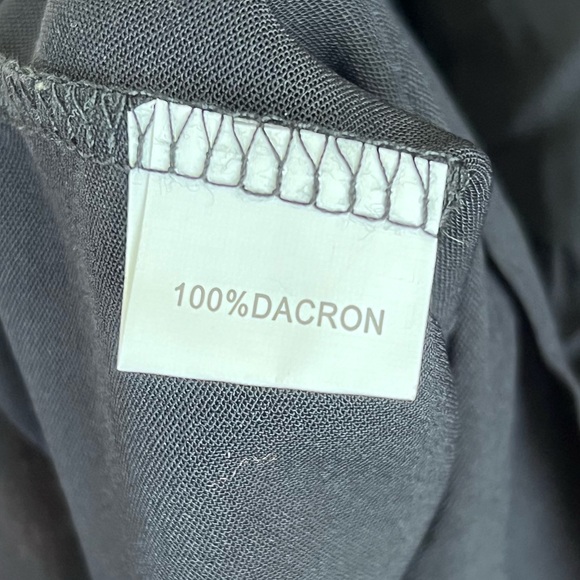 Black peasant boho v-neck mini dress size small - Picture 10 of 10